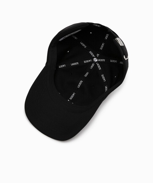 LACOSTE（ラコステ）の「接触冷感 UCカット ルネ・ラコステ シグネチャーキャップ（キャップ・メンズ・ブラック/ベージュ/ネイビー・58cm）」の7枚目の写真