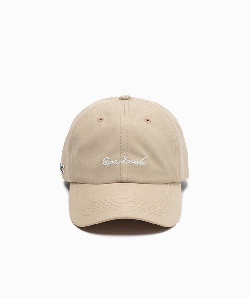 LACOSTE（ラコステ）の「接触冷感 UCカット ルネ・ラコステ シグネチャーキャップ（キャップ・メンズ・ブラック/ベージュ/ネイビー・58cm）」の10枚目の写真