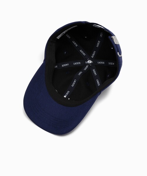 LACOSTE（ラコステ）の「接触冷感 UCカット ルネ・ラコステ シグネチャーキャップ（キャップ・メンズ・ブラック/ベージュ/ネイビー・58cm）」の15枚目の写真