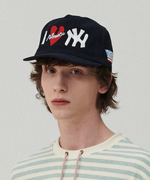 Beyond Closet（-）の「ノーマンティックコンテンポラリーアートワークコットンキャップネイビー（キャップ）」