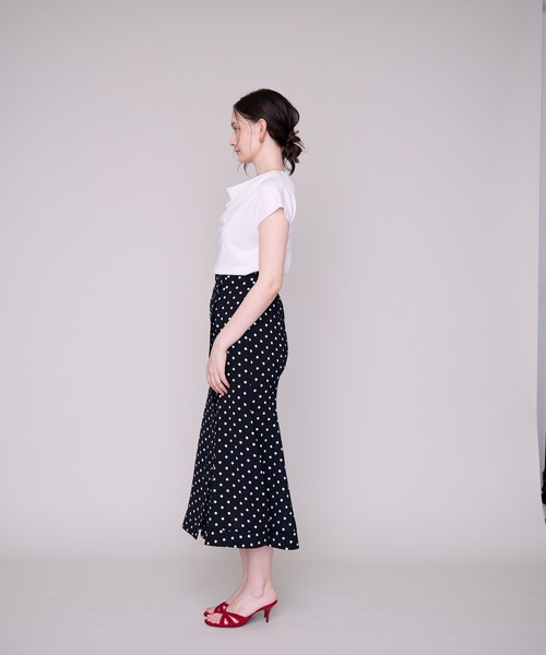 MISCH MASCH(ミッシュマッシュ)の「2026春夏新作 ドレープデザイントップス(Tシャツ/カットソー・レディース・ブルー/ホワイト/ブラック/ピンク・フリ-)」の20枚目の写真