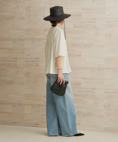 plage(プラージュ)の「BASERANGE / ベースレンジ MUL TEE シャツ(Tシャツ/カットソー・レディース・ホワイト・FREE)」の5枚目の写真