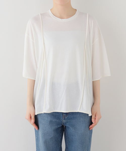 plage(プラージュ)の「BASERANGE / ベースレンジ MUL TEE シャツ(Tシャツ/カットソー・レディース・ホワイト・FREE)」の16枚目の写真