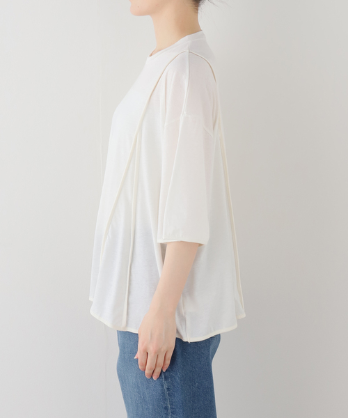 plage(プラージュ)の「BASERANGE / ベースレンジ MUL TEE シャツ(Tシャツ/カットソー・レディース・ホワイト・FREE)」の17枚目の写真