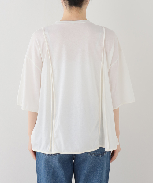 plage(プラージュ)の「BASERANGE / ベースレンジ MUL TEE シャツ(Tシャツ/カットソー・レディース・ホワイト・FREE)」の18枚目の写真