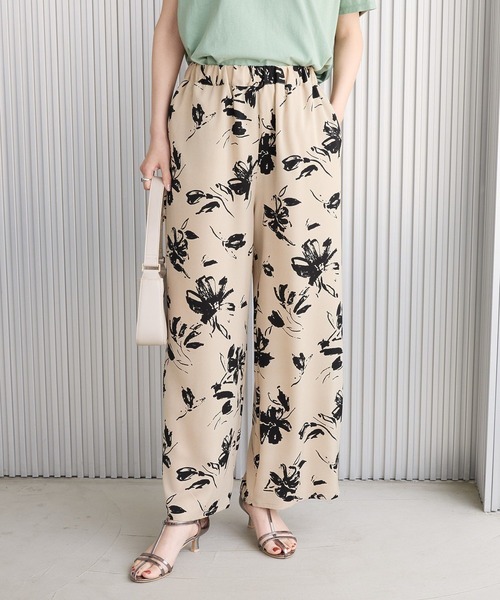 AMERICAN HOLIC（アメリカンホリック）の「【WEB限定】アソートギャザー柄パンツ（その他パンツ・レディース・ベージュ/ブラウン/ブラック・L/M/S）」の9枚目の写真