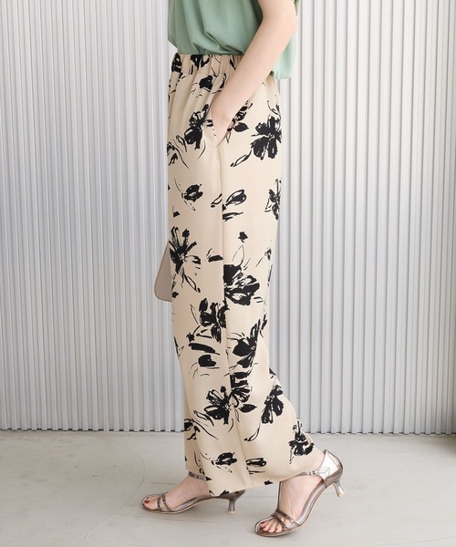 AMERICAN HOLIC（アメリカンホリック）の「【WEB限定】アソートギャザー柄パンツ（その他パンツ・レディース・ベージュ/ブラウン/ブラック・L/M/S）」の10枚目の写真