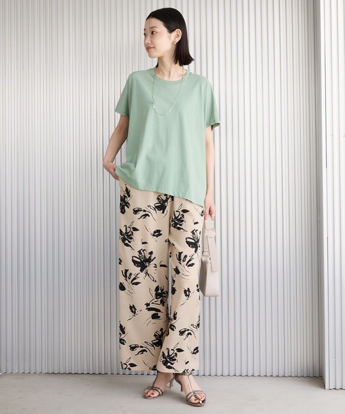 AMERICAN HOLIC（アメリカンホリック）の「【WEB限定】アソートギャザー柄パンツ（その他パンツ・レディース・ベージュ/ブラウン/ブラック・L/M/S）」の14枚目の写真