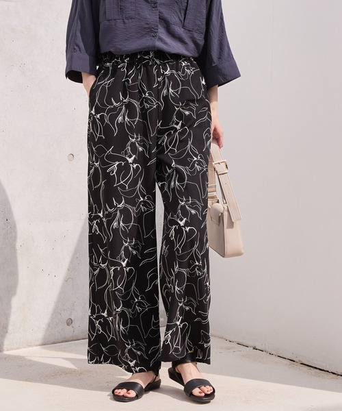 AMERICAN HOLIC（アメリカンホリック）の「【WEB限定】アソートギャザー柄パンツ（その他パンツ・レディース・ベージュ/ブラウン/ブラック・L/M/S）」の17枚目の写真