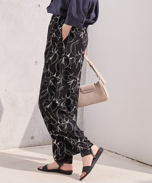 AMERICAN HOLIC（アメリカンホリック）の「【WEB限定】アソートギャザー柄パンツ（その他パンツ・レディース・ベージュ/ブラウン/ブラック・L/M/S）」の19枚目の写真