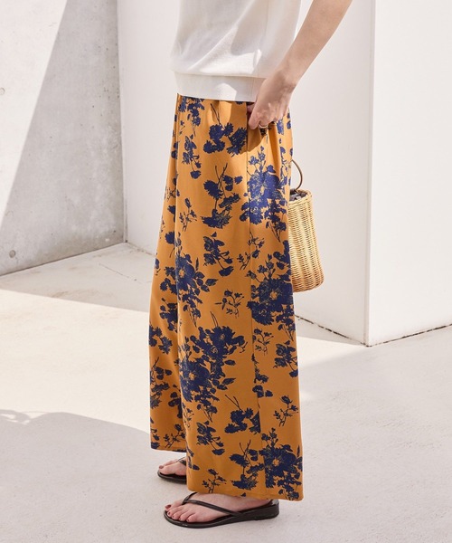 AMERICAN HOLIC（アメリカンホリック）の「【WEB限定】アソートギャザー柄パンツ（その他パンツ・レディース・ベージュ/ブラウン/ブラック・L/M/S）」の4枚目の写真