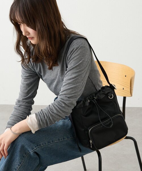 russet(ラシット)の「《インフルエンサースタッフ企画》マルチショルダーバッグ(ショルダーバッグ・レディース・カーキ/ブラック/グレー・FREE)」の10枚目の写真