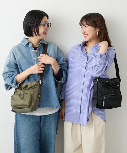 russet（ラシット）の「《インフルエンサースタッフ企画》マルチショルダーバッグ（ショルダーバッグ・レディース・カーキ/ブラック/グレー・FREE）」の9枚目の写真