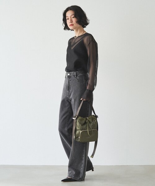 russet(ラシット)の「《インフルエンサースタッフ企画》マルチショルダーバッグ(ショルダーバッグ・レディース・カーキ/ブラック/グレー・FREE)」の15枚目の写真