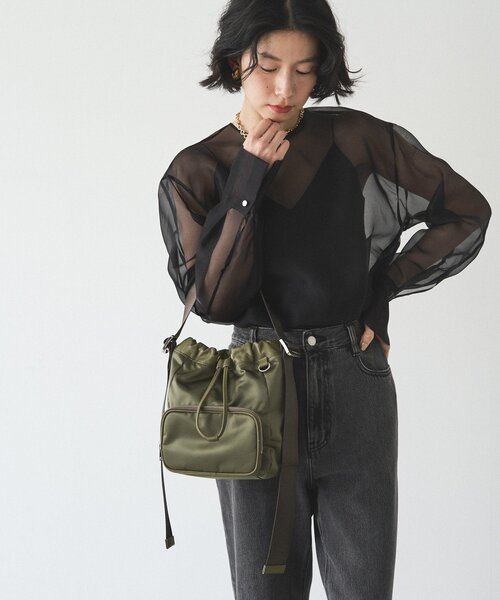russet(ラシット)の「《インフルエンサースタッフ企画》マルチショルダーバッグ(ショルダーバッグ・レディース・カーキ/ブラック/グレー・FREE)」の13枚目の写真