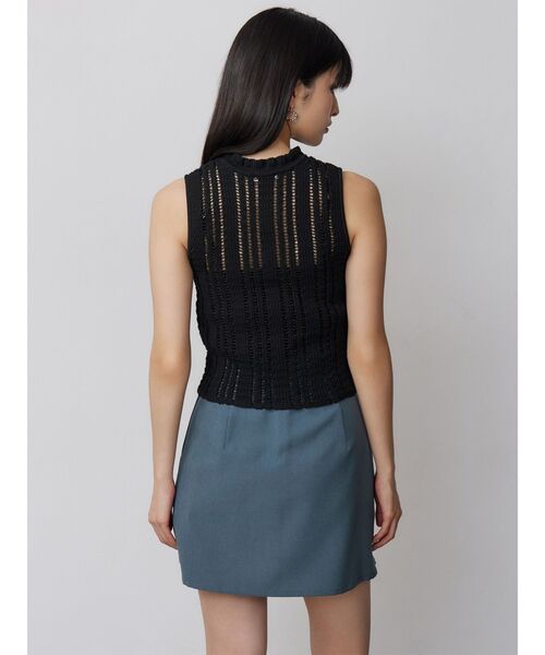 MURUA(ムルーア)の「【接触冷感】ラップライクミニスカート【セットアップ着用可】(スカート・レディース・グレー/ベージュ/ブラック/ブルー・1/2)」の20枚目の写真