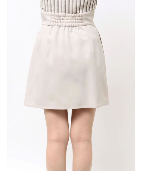MURUA(ムルーア)の「【接触冷感】ラップライクミニスカート【セットアップ着用可】 夏服(スカート・レディース・グレー/ベージュ/ブラック/ブルー・1/2)」の16枚目の写真