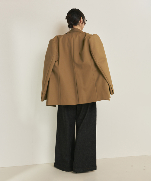 plage(プラージュ)の「linen mix tuck デニムパンツ(デニムパンツ・レディース・ブラック・34/36/38)」の13枚目の写真