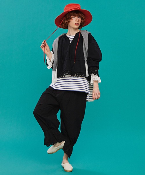 studio CLIP(スタディオクリップ)の「【Limited Line】バテンレースギャザーブラウス(シャツ/ブラウス・レディース・ブラック/ベージュ・FREE)」の20枚目の写真