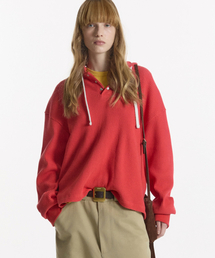 NOHANT（ノアン）の「UTILITY PREPPY WAFFLE HOODIE RED（パーカー）」