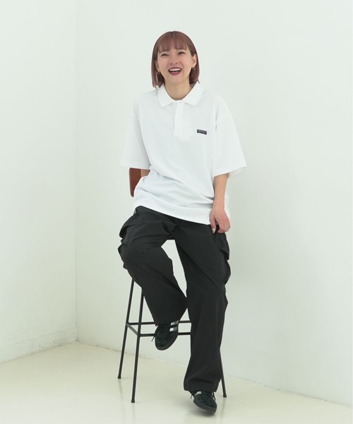 ragged mountain(ラギットマウンテン)の「【RAGGED MOUNTAIN/ラギットマウンテン】【吸水速乾・サラっと快適】EATON/イートン 鹿の子 ポロシャツ 蒸れにくい鹿の子素材 涼しい・ドライ(ポロシャツ・メンズ・ネイビー/チャコールグレー/ブラック/ホワイト・MEDIUM/X-LARGE/LARGE)」の15枚目の写真