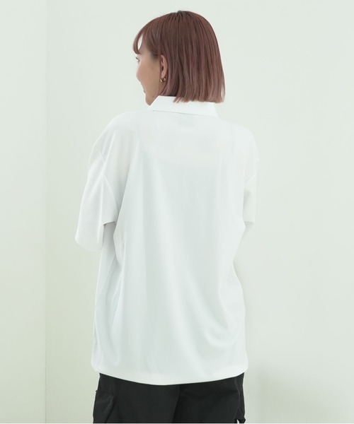 ragged mountain(ラギットマウンテン)の「【RAGGED MOUNTAIN/ラギットマウンテン】【吸水速乾・サラっと快適】EATON/イートン 鹿の子 ポロシャツ 蒸れにくい鹿の子素材 涼しい・ドライ(ポロシャツ・メンズ・ネイビー/チャコールグレー/ブラック/ホワイト・MEDIUM/X-LARGE/LARGE)」の21枚目の写真