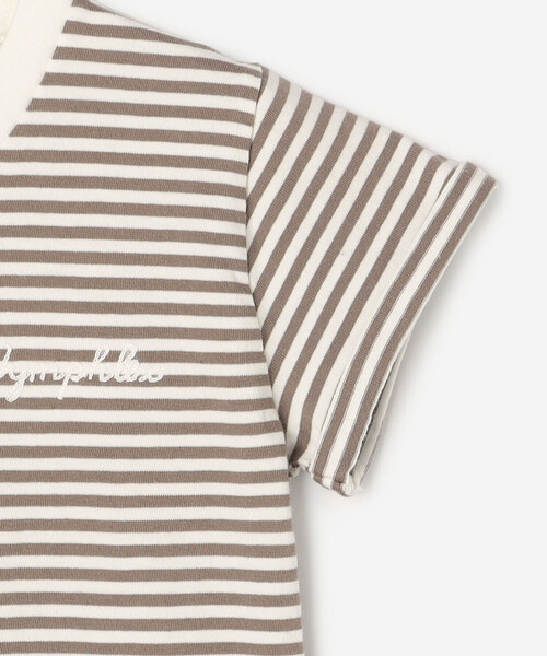 GYMPHLEX（ジムフレックス）の「Gymphlex | キッズ クルーネック半袖プルオーバー（Tシャツ/カットソー・キッズ・ブルー系その他5/チャコール/ホワイト/ベージュ系その他・105/125/115/135）」の8枚目の写真