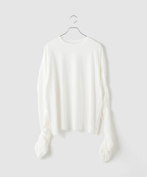 Name.（ネーム）の「Name./ネーム GATHERED LONG SLEEVE TEE（Tシャツ/カットソー）」