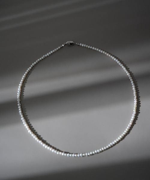 Ops.（オプス）の「パール ネックレス 約40cm  レディース シンプル　【afrizo-mute-nk アフリジオ・ミュート】（ネックレス・レディース・シルバー・ONE SIZE）」の17枚目の写真