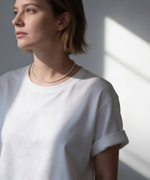 Ops.（オプス）の「パール ネックレス 約40cm  レディース シンプル　【afrizo-mute-nk アフリジオ・ミュート】（ネックレス・レディース・シルバー・ONE SIZE）」の12枚目の写真