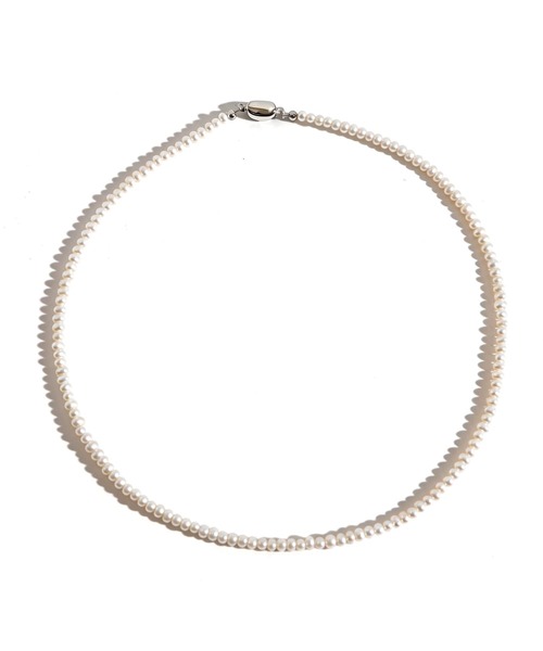 Ops.（オプス）の「パール ネックレス 約40cm  レディース シンプル　【afrizo-mute-nk アフリジオ・ミュート】（ネックレス・レディース・シルバー・ONE SIZE）」の6枚目の写真