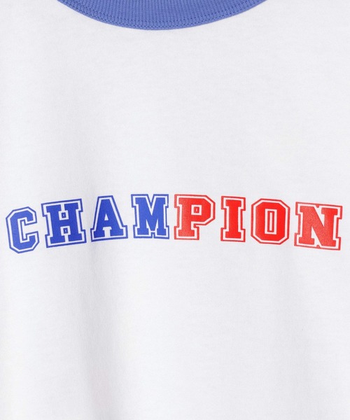 Champion（チャンピオン）の「【Champion(チャンピオン）】バックプリントT(KIDS)（Tシャツ/カットソー・キッズ・ブルー/オートミール/ホワイト・150cm/140cm/130cm/160cm/120cm）」の11枚目の写真