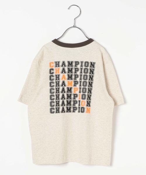 Champion（チャンピオン）の「【Champion(チャンピオン）】バックプリントT(KIDS)（Tシャツ/カットソー・キッズ・ブルー/オートミール/ホワイト・150cm/140cm/130cm/160cm/120cm）」の14枚目の写真