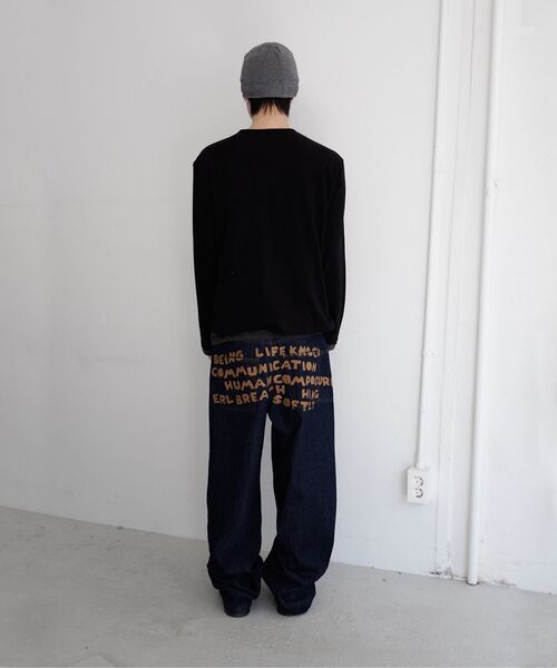 Millo Archive（ミロ アーカイブ）の「スキンレイヤードヘンリーネックTシャツ[ネイビー]（Tシャツ/カットソー・メンズ・その他・LARGE/X-LARGE/MEDIUM）」の7枚目の写真