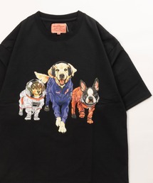 SVEC（シュベック）の「スペースアニマル柄 Tシャツ（Tシャツ/カットソー）」