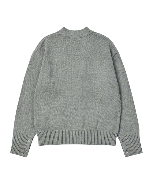 Beyond Closet(-)の「ILP カシミヤクラシックロゴカーディガン グレー(カーディガン/ボレロ・メンズ・その他・SMALL/MEDIUM/LARGE)」の4枚目の写真