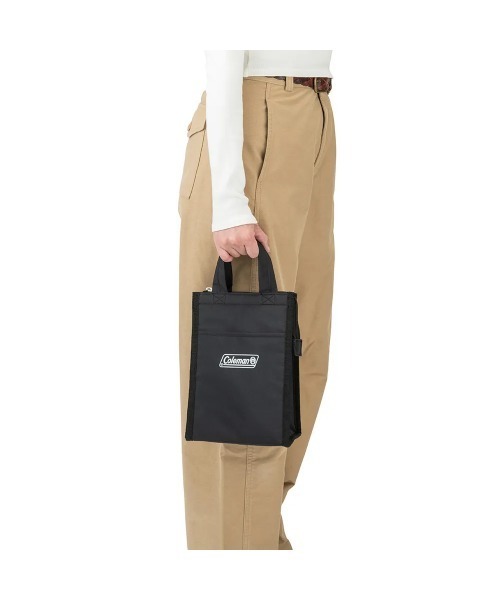 COLEMAN（コールマン）の「保冷バッグ S/トート（その他雑貨・レディース・ブラック/グレイッシュベージュ・ONE SIZE）」の7枚目の写真