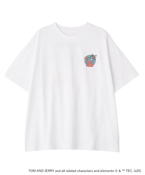 Tom&Jerry(トムアンドジェリー)の「トムとジェリー/T(Tシャツ/カットソー・レディース・ホワイト・FREE)」の12枚目の写真