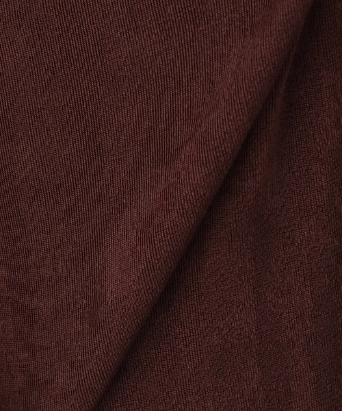 OUTDOOR PRODUCTS(アウトドアプロダクツ)の「シャイニージャージーパンツ(スラックス・レディース・ブラウン/ブラック・36/38)」の6枚目の写真