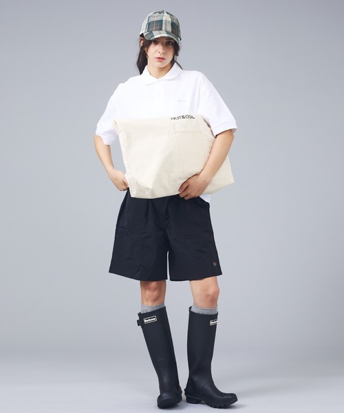 FRUIT OF THE LOOM(フルーツオブザルーム)の「【FRUIT OF THE LOOM/ トートバッグ】FTL EX CANVAS BIG TOTE BAG / キャンバストート/ユニセックス(トートバッグ・メンズ・ホワイト/グリーン/ピンク/グレー・フリー)」の10枚目の写真