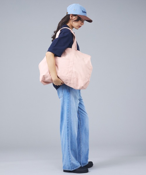 FRUIT OF THE LOOM(フルーツオブザルーム)の「【FRUIT OF THE LOOM/ トートバッグ】FTL EX CANVAS BIG TOTE BAG / キャンバストート/ユニセックス(トートバッグ・メンズ・ホワイト/グリーン/ピンク/グレー・フリー)」の6枚目の写真