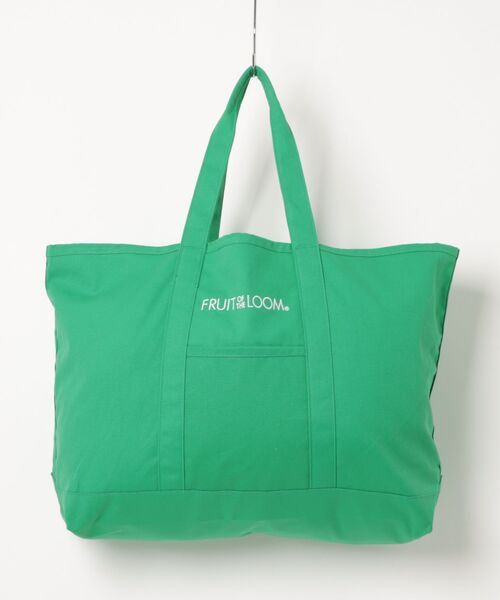 FRUIT OF THE LOOM(フルーツオブザルーム)の「【FRUIT OF THE LOOM/ トートバッグ】FTL EX CANVAS BIG TOTE BAG / キャンバストート/ユニセックス(トートバッグ・メンズ・ホワイト/グリーン/ピンク/グレー・フリー)」の13枚目の写真