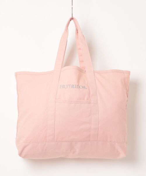 FRUIT OF THE LOOM(フルーツオブザルーム)の「【FRUIT OF THE LOOM/ トートバッグ】FTL EX CANVAS BIG TOTE BAG / キャンバストート/ユニセックス(トートバッグ・メンズ・ホワイト/グリーン/ピンク/グレー・フリー)」の7枚目の写真