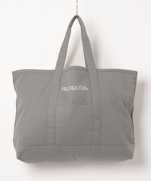 FRUIT OF THE LOOM(フルーツオブザルーム)の「【FRUIT OF THE LOOM/ トートバッグ】FTL EX CANVAS BIG TOTE BAG / キャンバストート/ユニセックス(トートバッグ・メンズ・ホワイト/グリーン/ピンク/グレー・フリー)」の9枚目の写真
