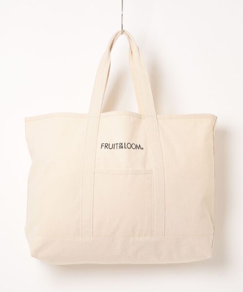 FRUIT OF THE LOOM(フルーツオブザルーム)の「【FRUIT OF THE LOOM/ トートバッグ】FTL EX CANVAS BIG TOTE BAG / キャンバストート/ユニセックス(トートバッグ・メンズ・ホワイト/グリーン/ピンク/グレー・フリー)」の11枚目の写真