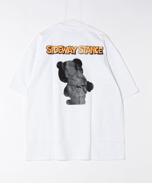 En serio TOKYO（エンソリオトーキョー）の「【SIDEWAYSTANCE】シルエットダウナーベア半袖Tシャツ 70702（Tシャツ/カットソー・メンズ・ホワイト/ブラック/オートミール・LARGE/X-LARGE/SMALL/MEDIUM）」の16枚目の写真