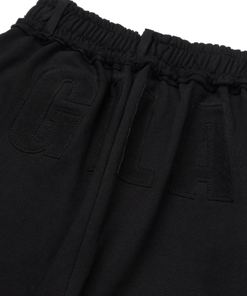 GILAARCHIVE（ギラアーカイブ）の「STITCHED BOLD LOGO SWEAT PANTS_BLACK（スウェットパンツ・レディース・その他・SMALL/MEDIUM）」の7枚目の写真