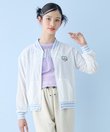 Amourire girl（アムリールガール）の「ラインリブジップアップブルゾンパーカー（パーカー）」