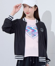 cross marche（クロスマルシェ）の「配色ライン ジップアップ ブルゾン パーカー 3色展開（UV対策/紫外線対策）（パーカー）」