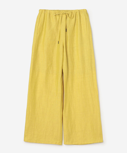 LE GLAZIK（ルグラジック）の「LE GLAZIK | リネンポリエステル エラスティックパンツ WOMEN（その他パンツ・レディース・ブラック/マスタード/グレー・36）」の14枚目の写真